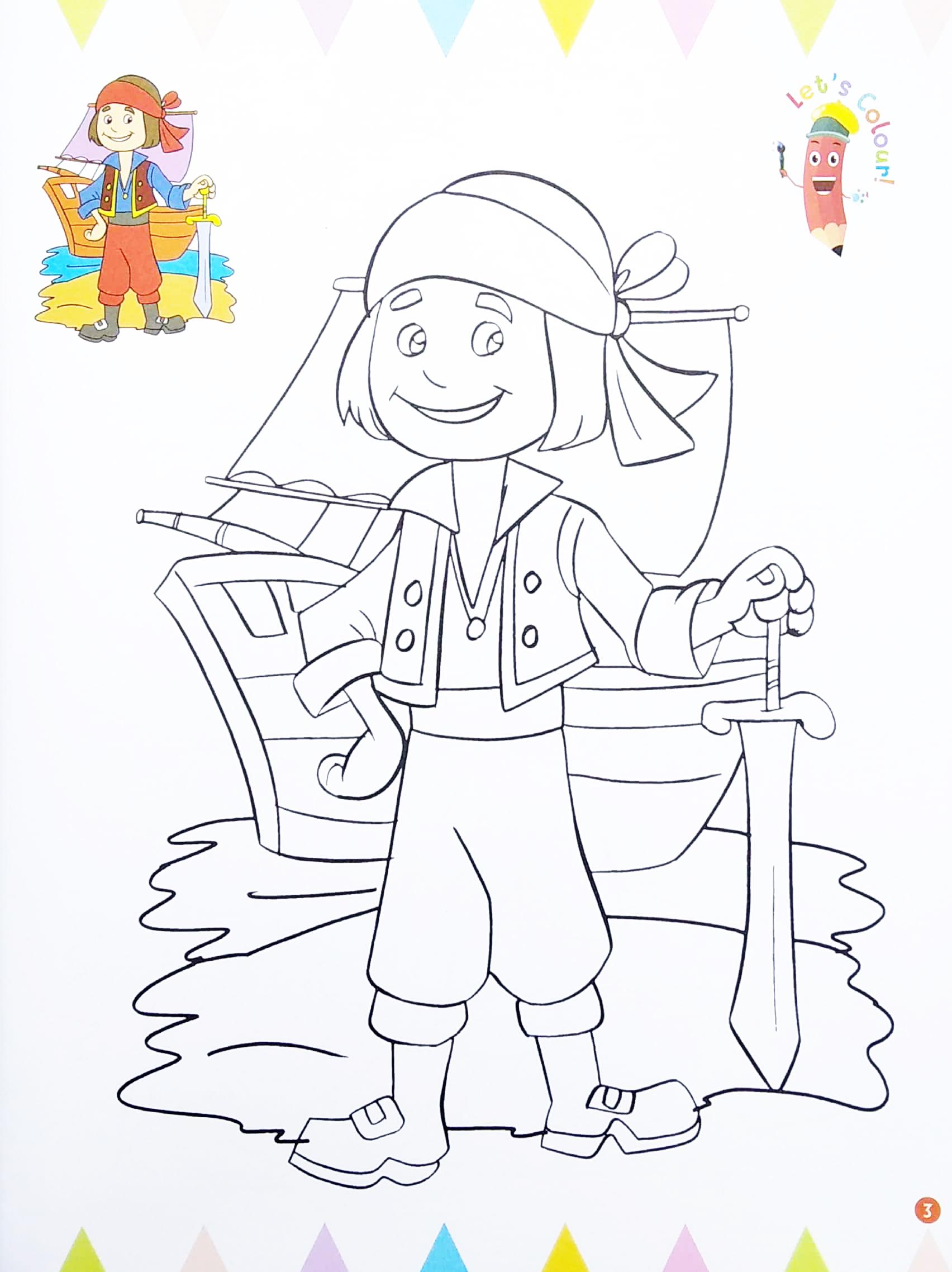 It’s My First Pirates Colouring Book