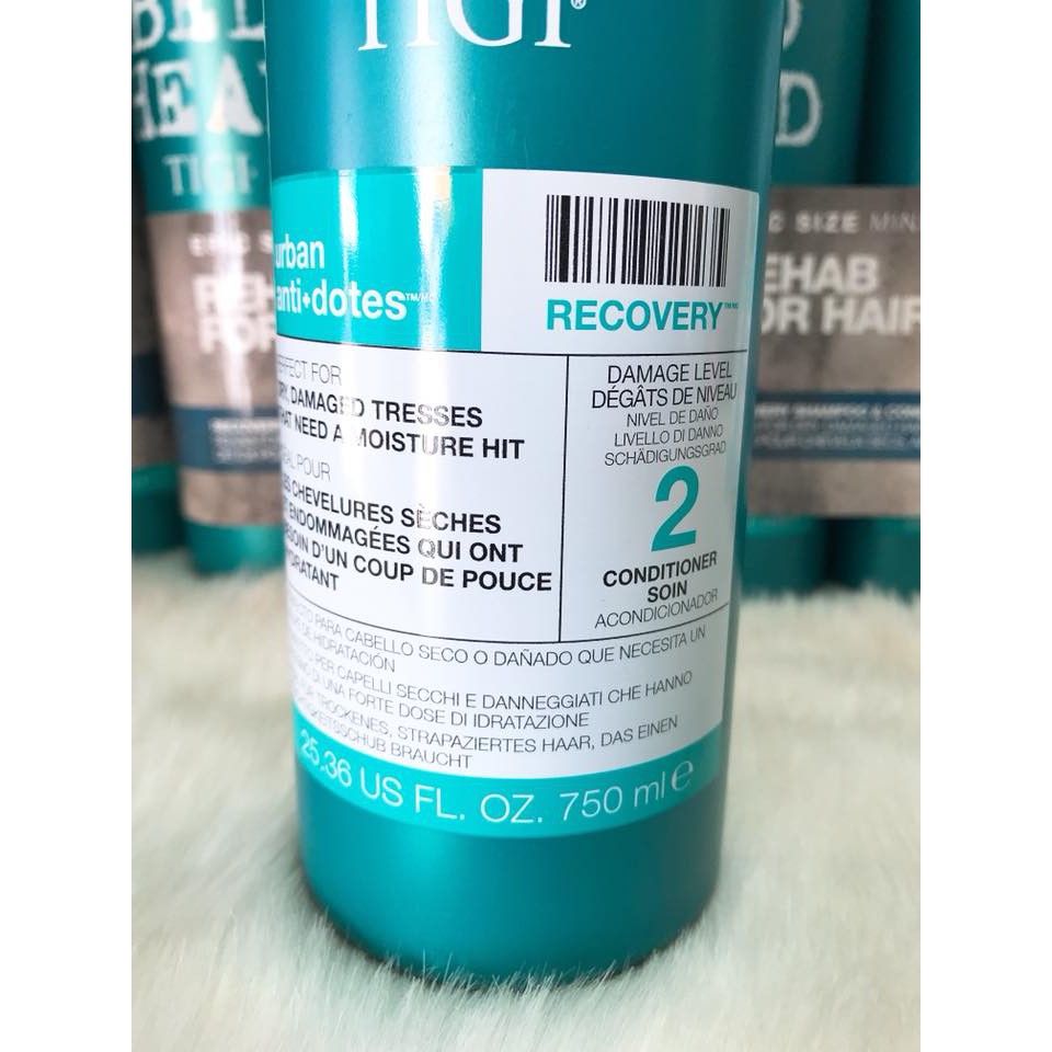 Dầu xả Bed Head Tigi xanh dương số 2 dành cho tóc khô, xơ, rối