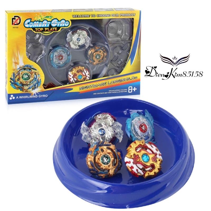 Hộp sàn đấu và con quay beyblade