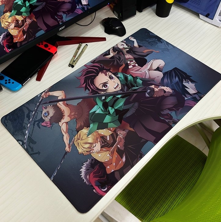 Mouse pad siêu to , miếng Lót chuột máy tính 60x40 cm, đồ di chuột hình Anime/Games Honkai Impact 3rd