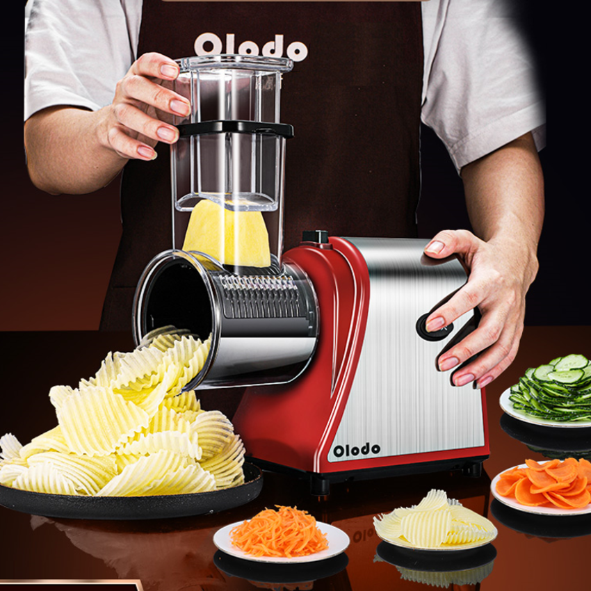 Máy thái rau củ quả đa năng 5 chế độ Olodo VSS-S