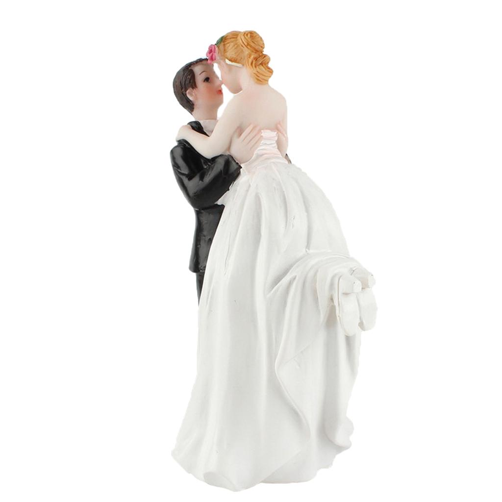Wedding Cake Topper Bride Groom Wedding Decor Resin Cake Topper