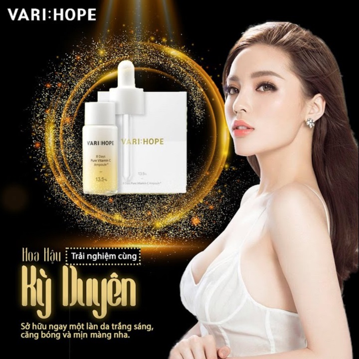 Tinh Chất Dưỡng Trắng, Làm Mờ Vết Thâm Trong 8 Ngày Vari:Hope 8 days Pure Vitamin C Ampoule Plus 15ml