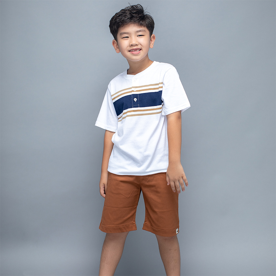 Quần short kaki Lovekids màu nâu