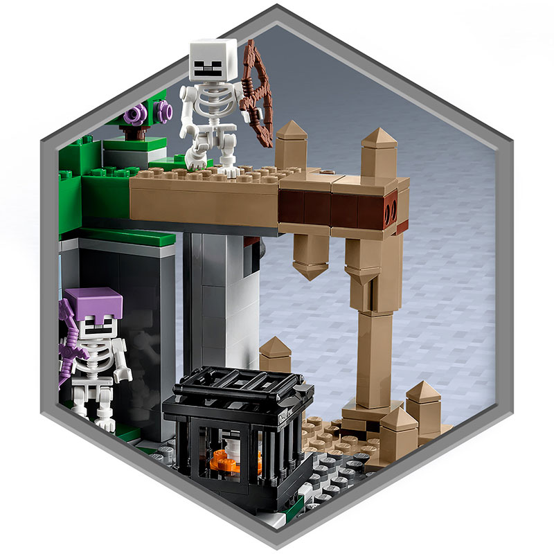 Đồ Chơi LEGO MINECRAFT Hầm Ngục Skeleton 21189 (364 chi tiết)