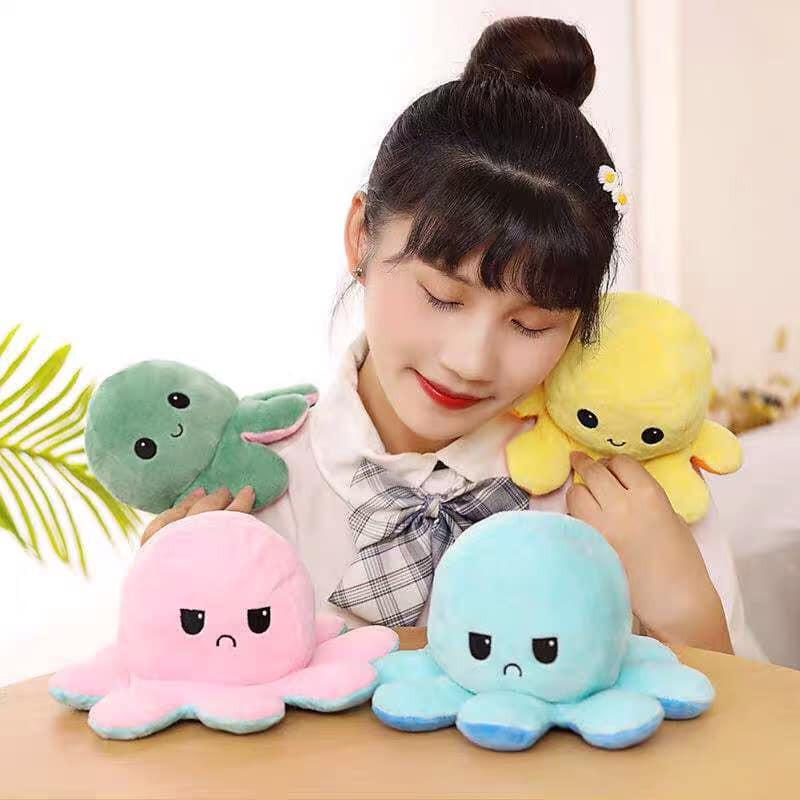 Gấu Bông Bạch Tuộc Cảm Xúc Biểu️Bán Chạy Nhất️cảm đa dạng,Cao Cấp Êm Mịn, không xù lông,kute, dễ thương