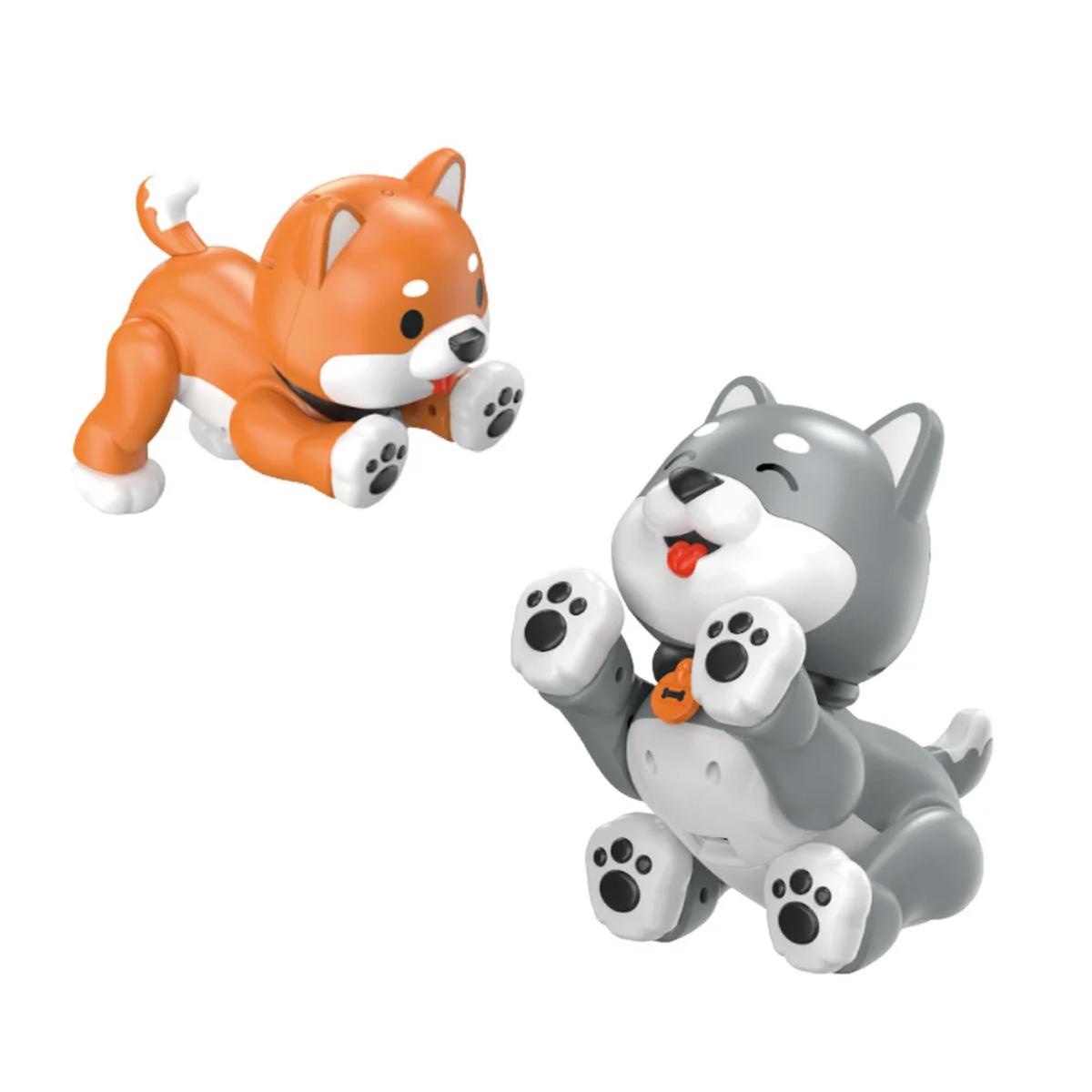 Đồ Chơi Robot Chú Chó Shiba Năng Động Có Điều Khiển - Vecto VTK47/GY - Màu Xám