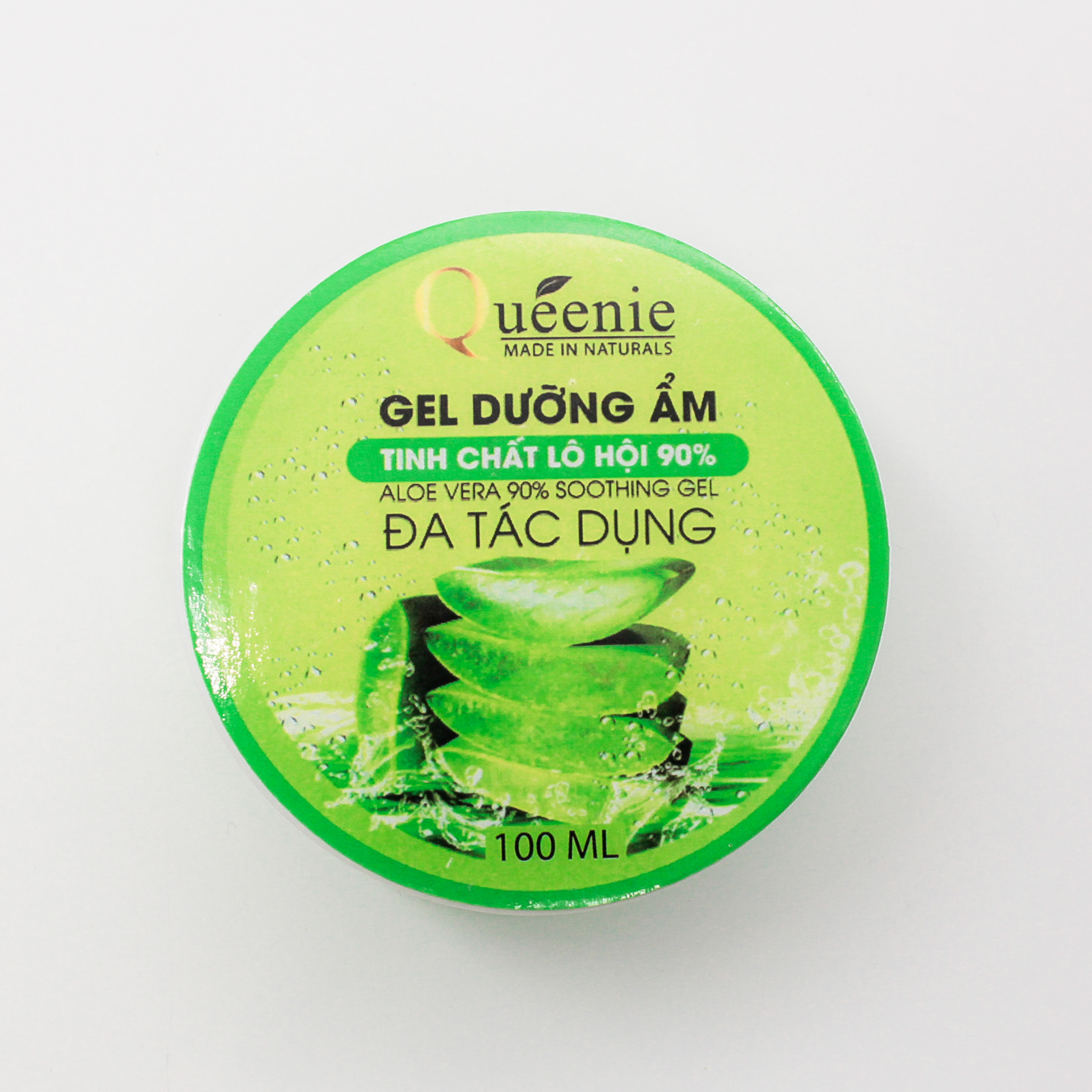 Gel lô hội Queenie trải nghiệm dưỡng ẩm, se nhỏ lỗ chân lông 100ml - Mỹ Phẩm Hàn Quốc