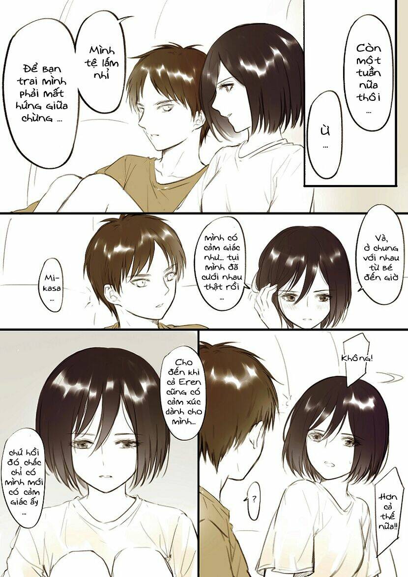 tấn công người khổng lồ - doujinshi our night chapter 3 1