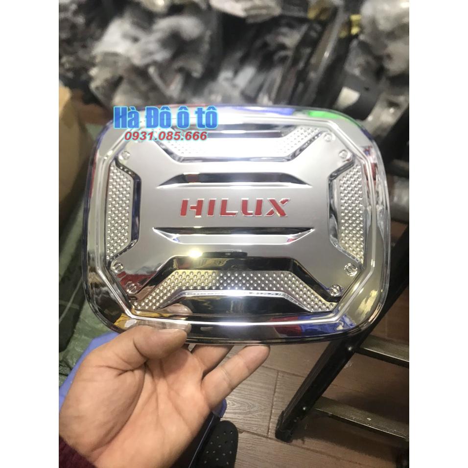 Ốp Bảo Vệ Nắp Bình xăng Toyota Hilux - Ốp Nắp Bình xăng Hilux