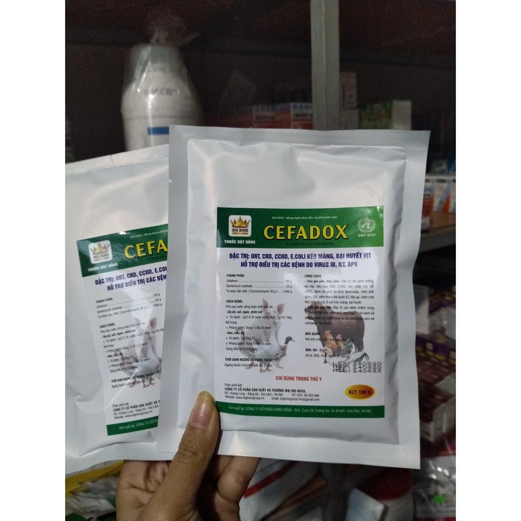 Cefadox_ ecoli kéo màng, bại huyết 200g