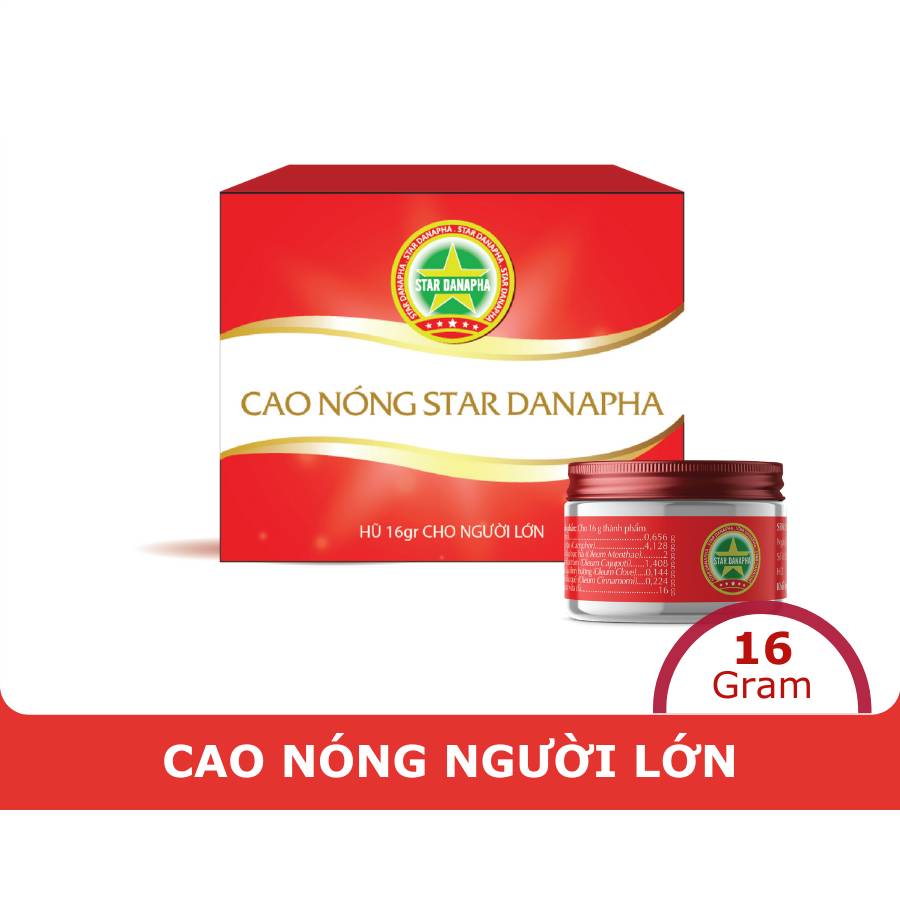 Cao nóng Cao Sao Vàng STAR DANAPHA 16g