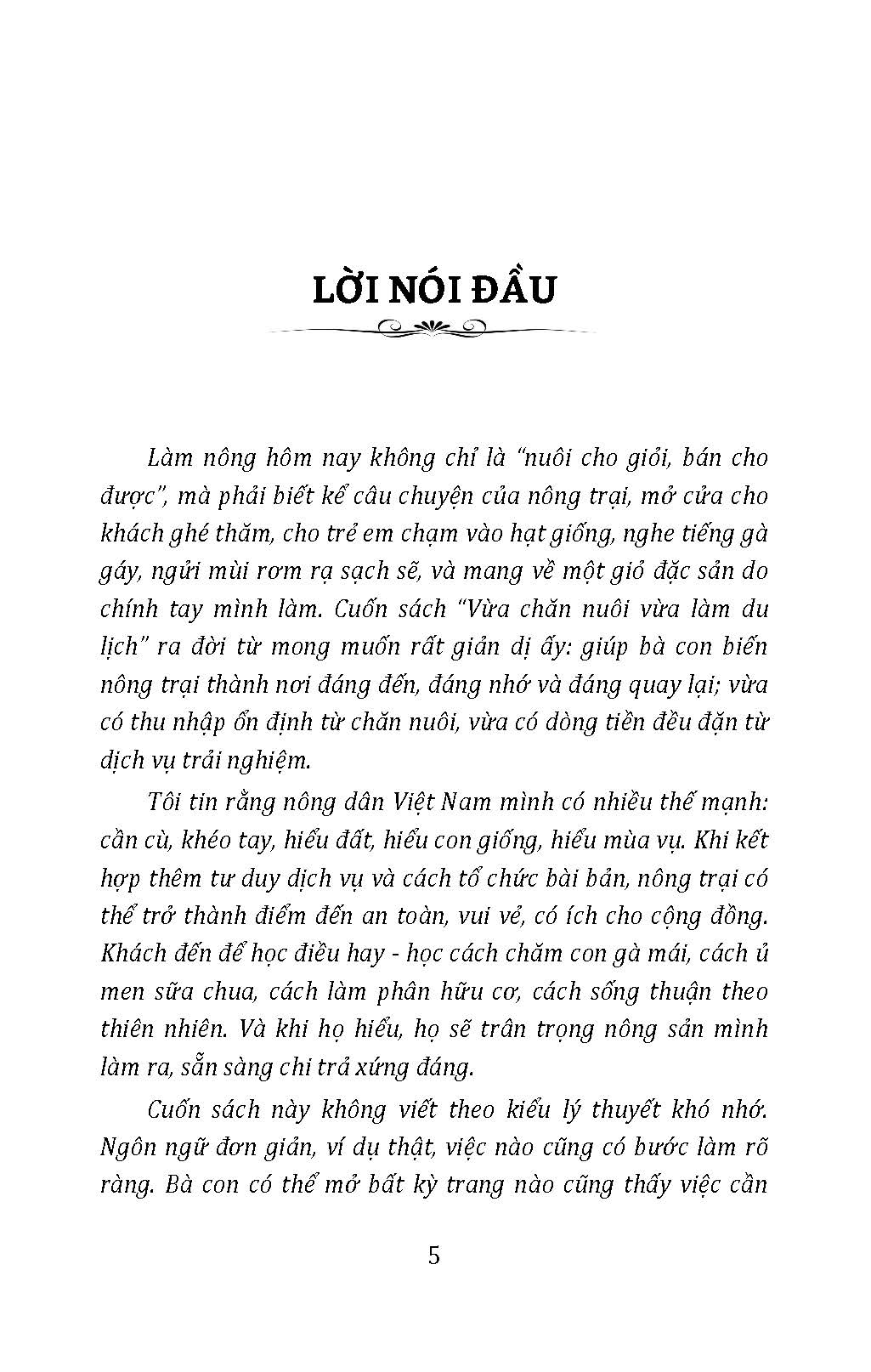 Làm Nông Kiểu Mới - Xanh, Sạch, Bền Vững: Vừa Chăn Nuôi Vừa Làm Du Lịch