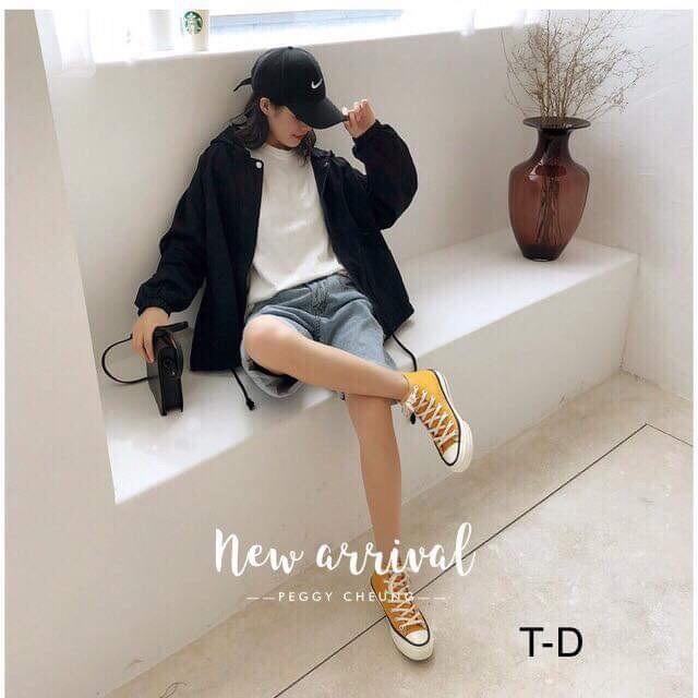 Áo khoác kaki trơn túi lệch TDV678
