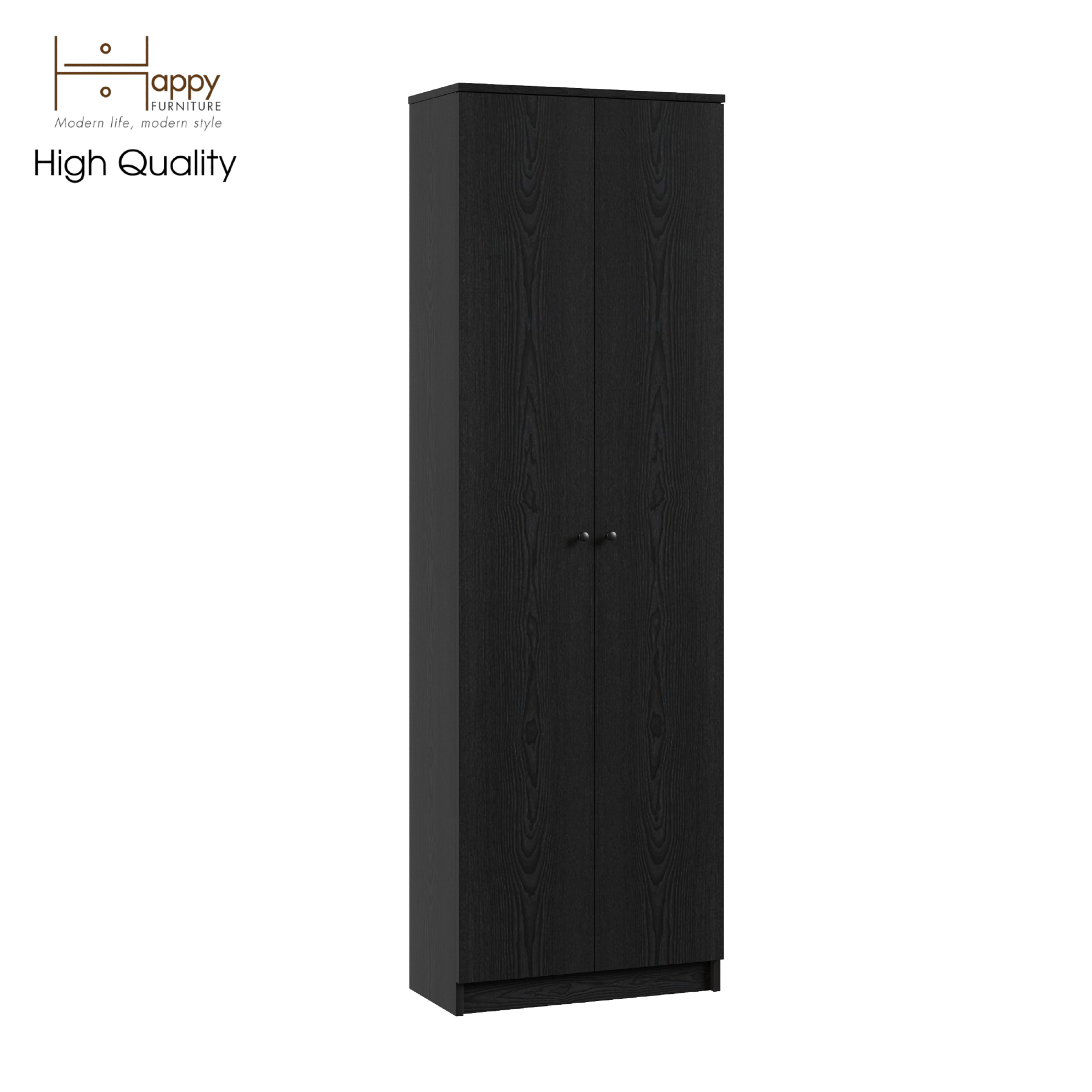 [Happy Home Furniture] CATY, kệ sách 6 tầng - 2 cửa mở,  60cm x 30cm x 189cm (DxRxC), KSA_004