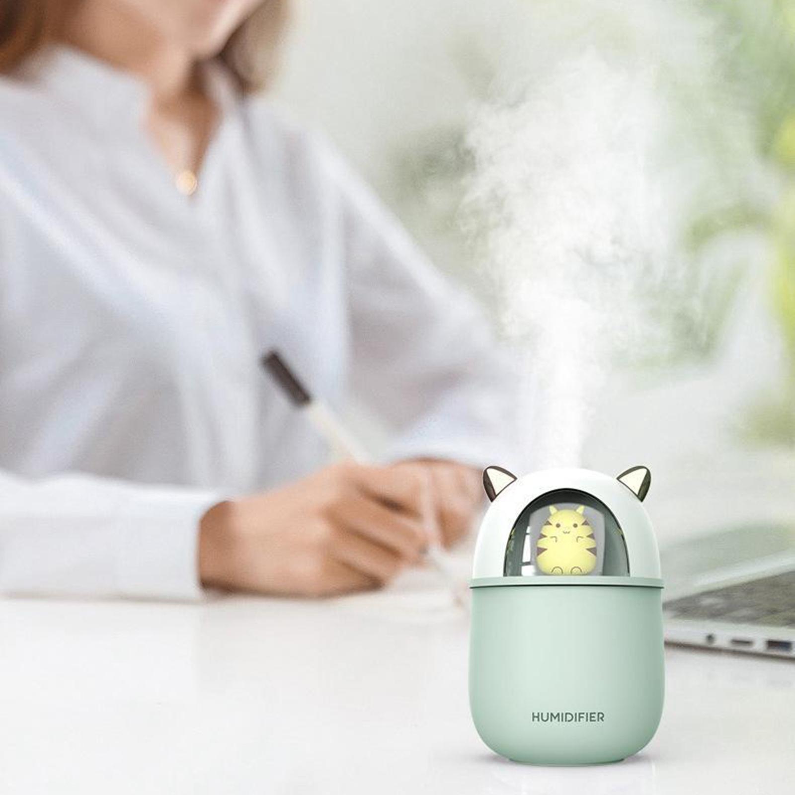 Cool Mist Humidifier Essential Oil Diffuser with 7-Color Lights 300ML for Bedroom Baby Humidifier