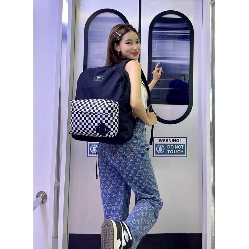 Balo thời trang đi học đi làm vải polyester chống thấm phong cách ulzzang