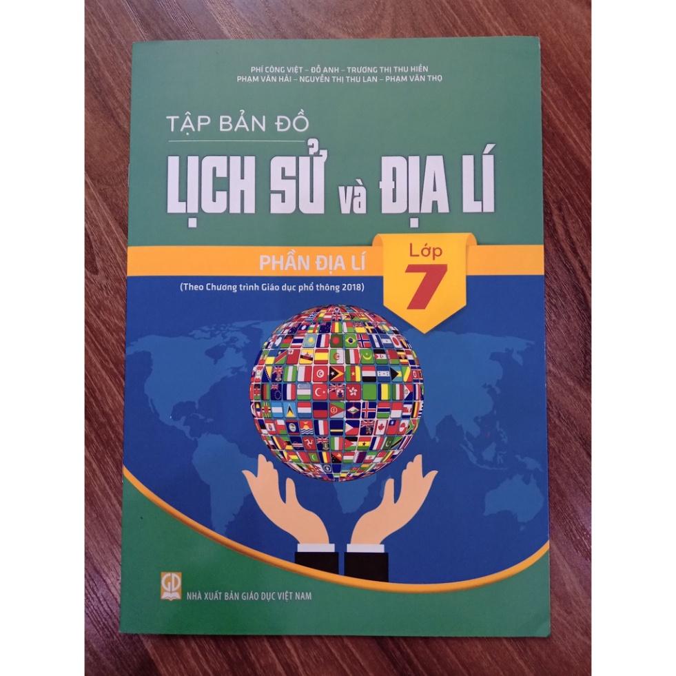 Sách - Combo 2 cuốn Tập bản đồ Lịch Sử và Địa Lí Lớp 7 ( theo chương trình GDPT 2018 )