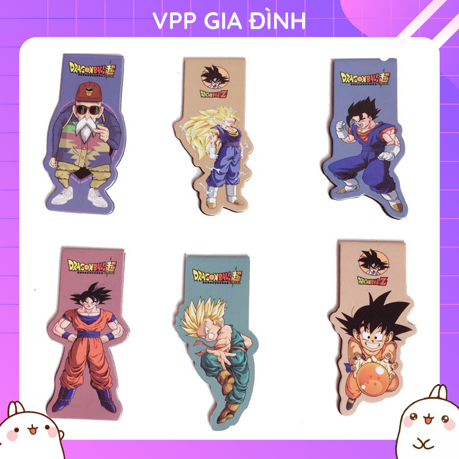 1 Cái Đánh Dấu Sách Bookmark Nam Châm Dragon Ball - 7 Viên Ngọc Rồng