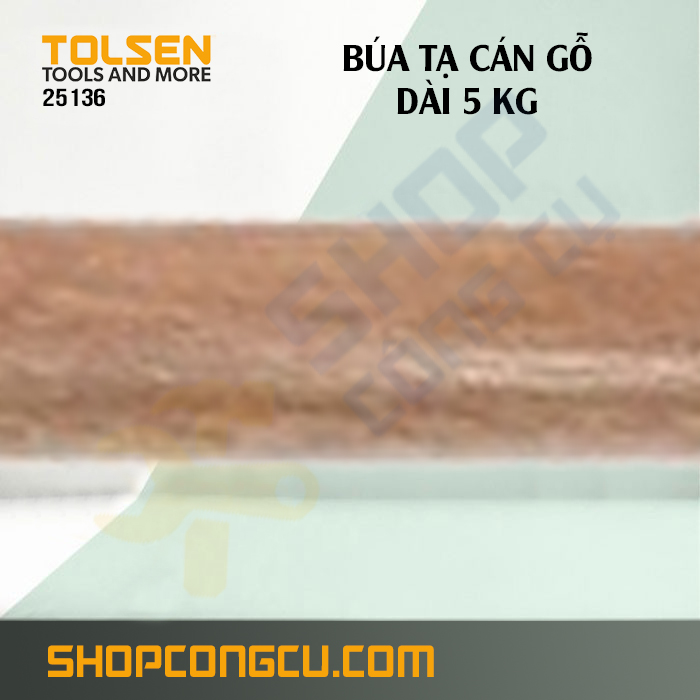 Búa tạ cán gỗ dài 5Kg Tolsen 25136