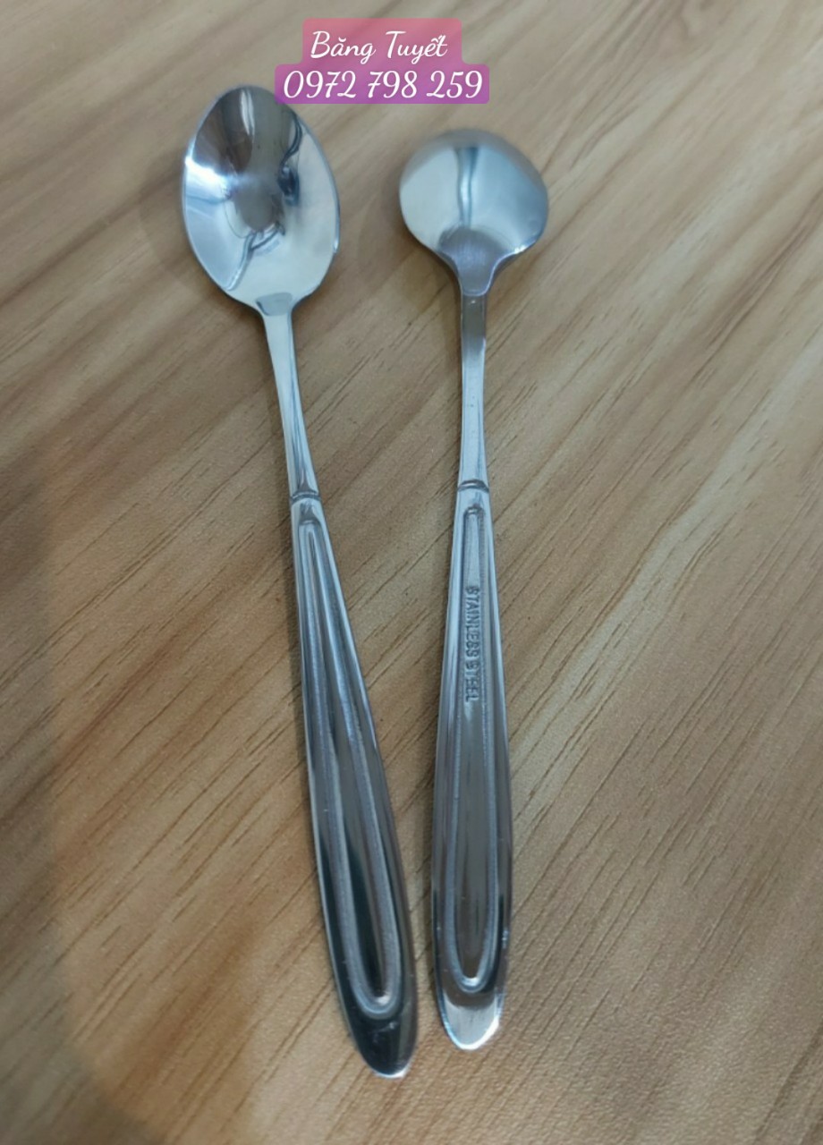 MUỖNG CÀ PHÊ ĐEN INOX CAO CẤP, THÌA CAFE CAO CẤP