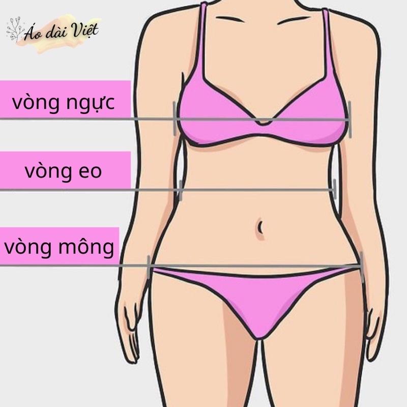 Quần áo dài màu trắng đen truyền thống may sẵn