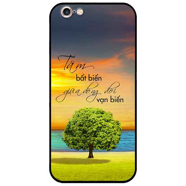Ốp lưng in cho Iphone 6/6s Mẫu Tâm Bất Biến
