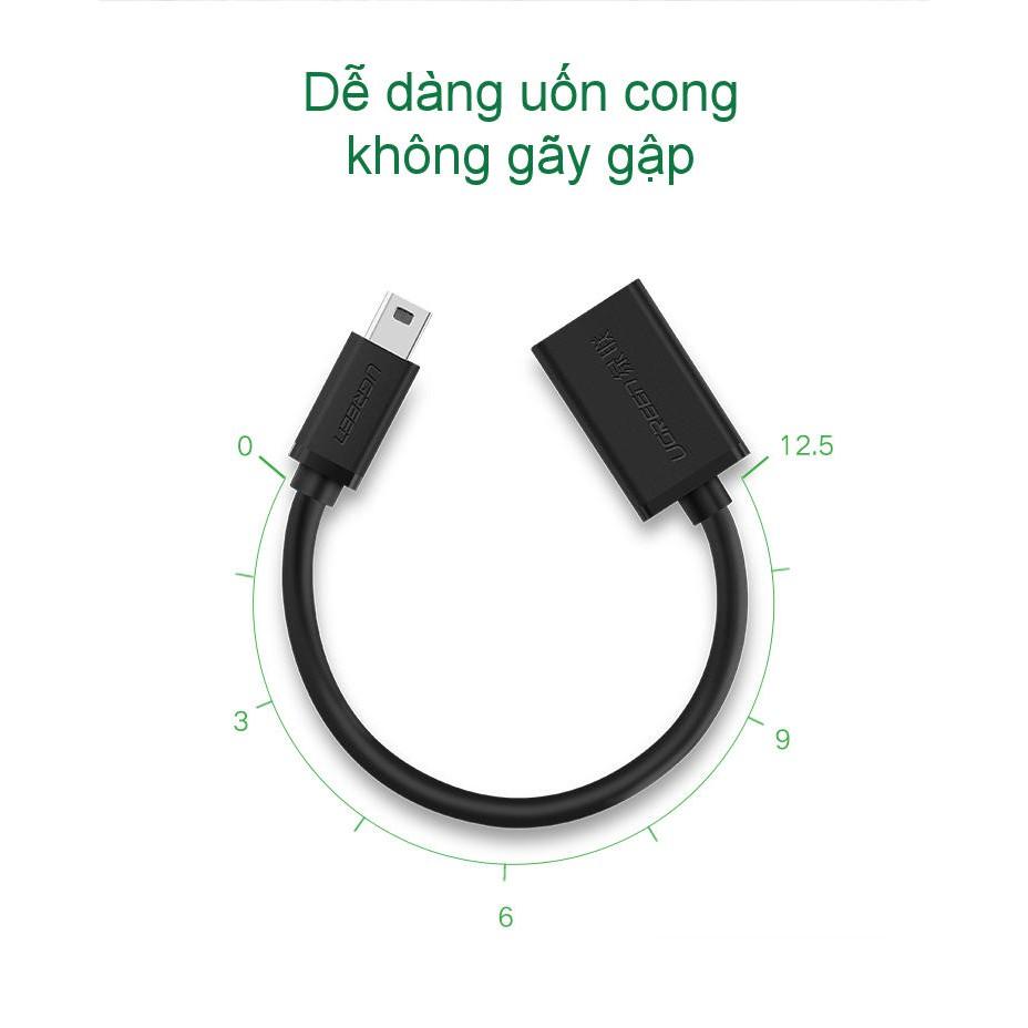 Cáp OTG Mini USB 2.0 UGREEN US249 10383 - Hàng chính hãng