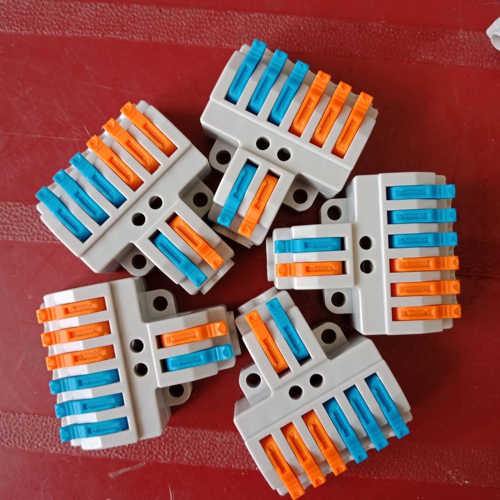 Combo 5 cút nối dây điện KV774 không cần kìm bấm, loại 2 ra 4 và loại 2 ra 6