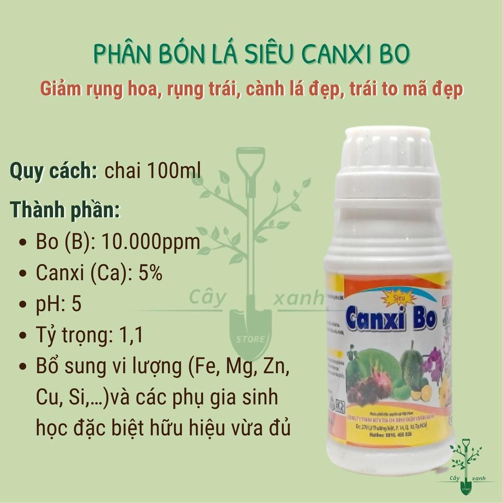 Phân Bón Lá Siêu Canxi Bo Chai 100ml - Sản phẩm của Bình Điền Vươn Xanh