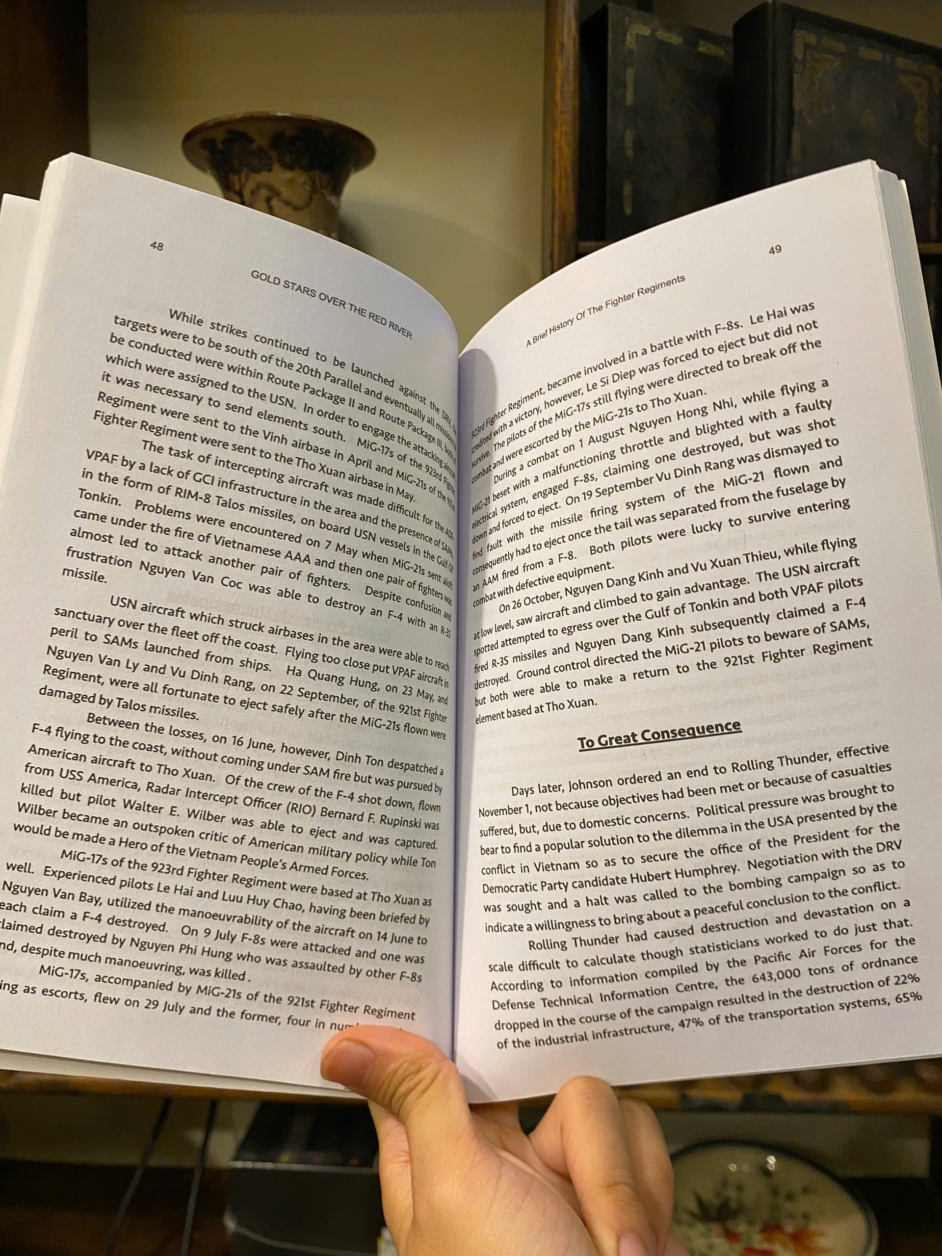 Sách - Gold Stars Over The Red River: The Fighter Regiments &amp; The Aces Of Vietnam People's Air Force