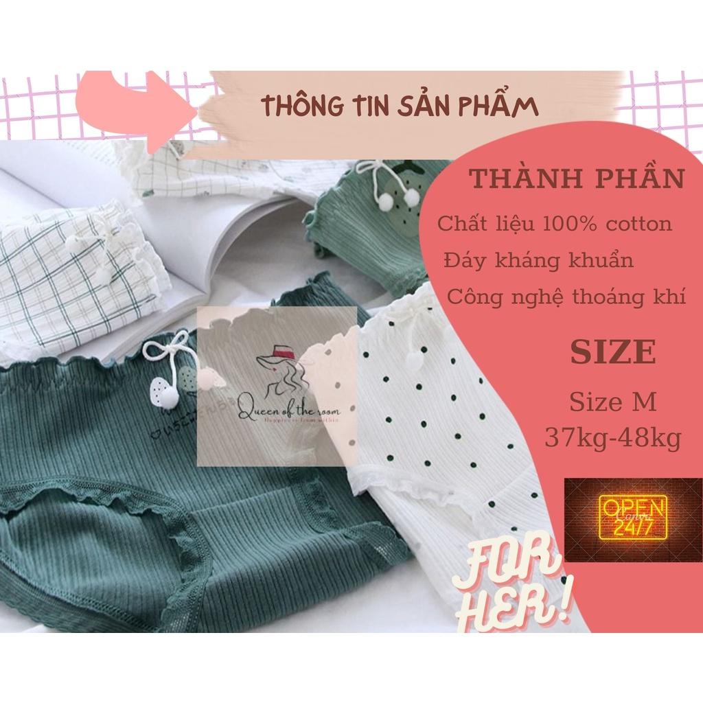 Combo 5 chiếc quần lót cotton dễ thương size M