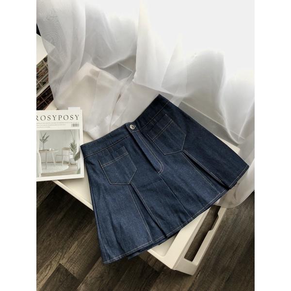 Mini Jean Skirt