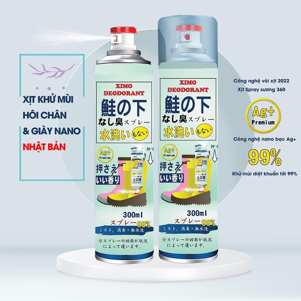 Xịt Khử Mùi Giày CLEANTOP Công Nghệ Bạc Ion Ag+ Mùi Oải Hương Làm Thơm Giày, Lưu Hương Thơm Lâu Suốt Ngày Dài