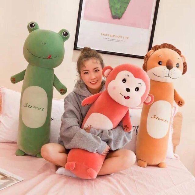 GỐI ÔM HÌNH THÚ SIZE 90 CHO BÉ