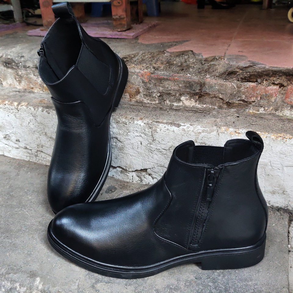 Chelsea boot da bò thật nguyên tấm thật 100%  2H - 19