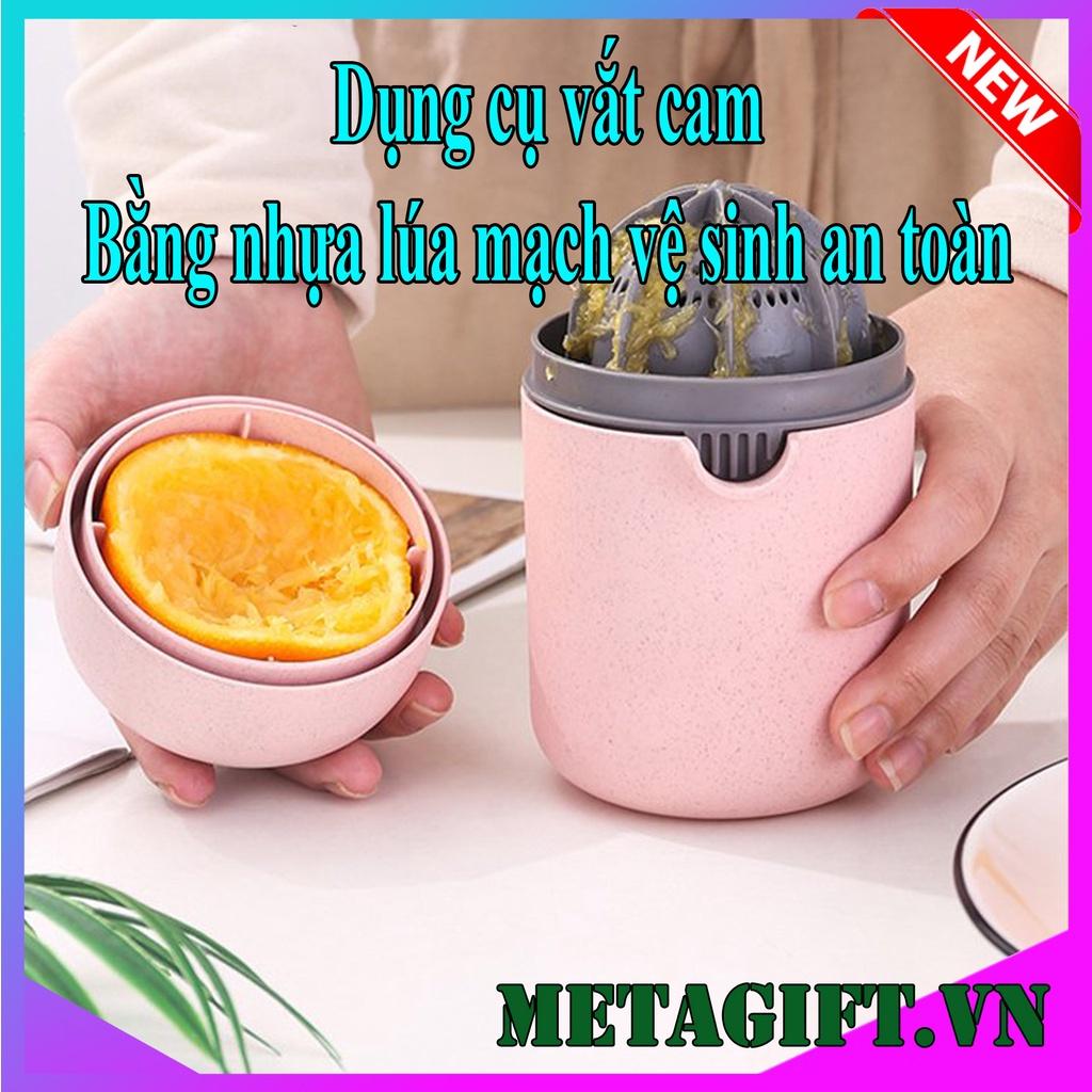 Dụng cụ vắt cam đồ vắt ép nước cam hoa quả trái cây bằng tay nhựa lúa mạch cầm tay