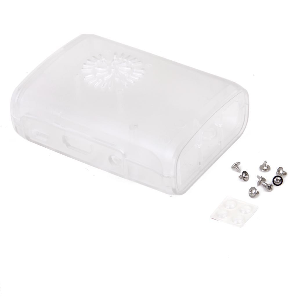 Clear Enclosure Case Shell Cover Box Support Fan For Raspberry Pi 2 Model B+
