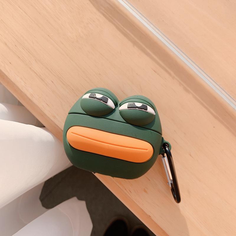 Airpods Pro Case Ốp Bảo Vệ Cho Airpods Pro Hình Ếch Sad Frog