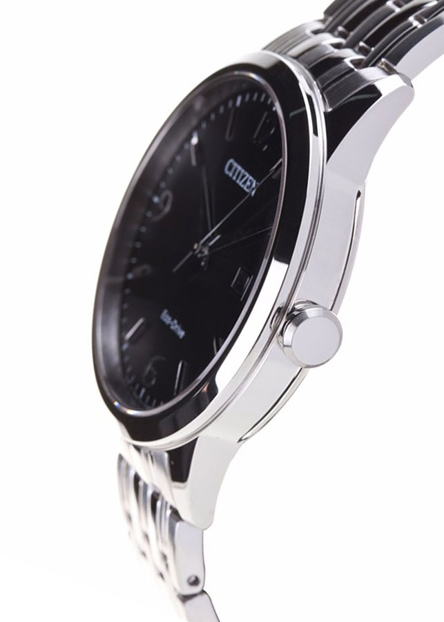 Đồng Hồ Nam Citizen Dây Thép Không Gỉ BM7300-50E - Mặt Đen