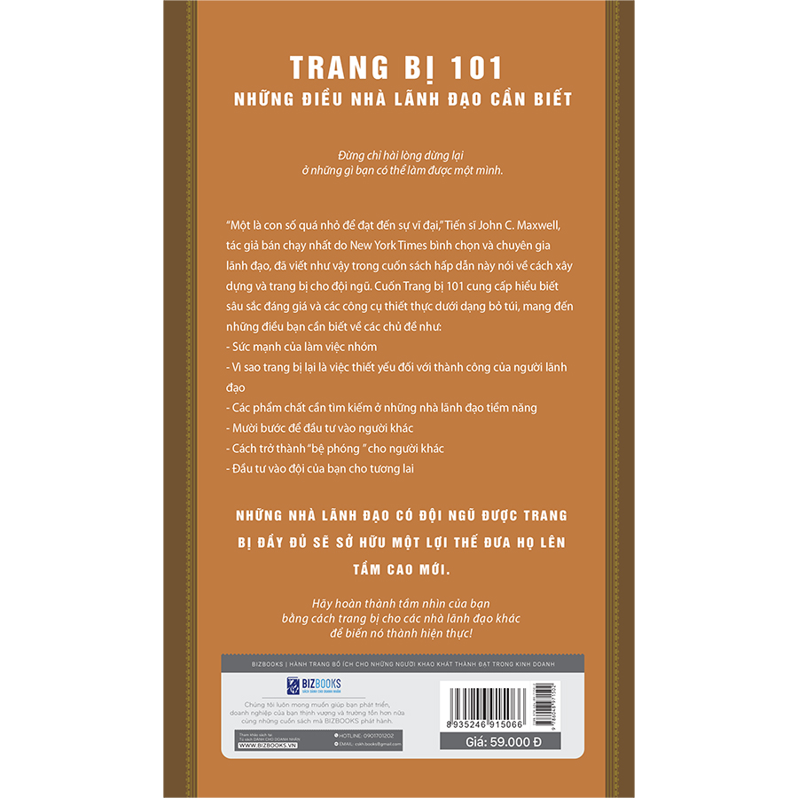 Trang Bị 101 – Những Điều Nhà Lãnh Đạo Cần Biết