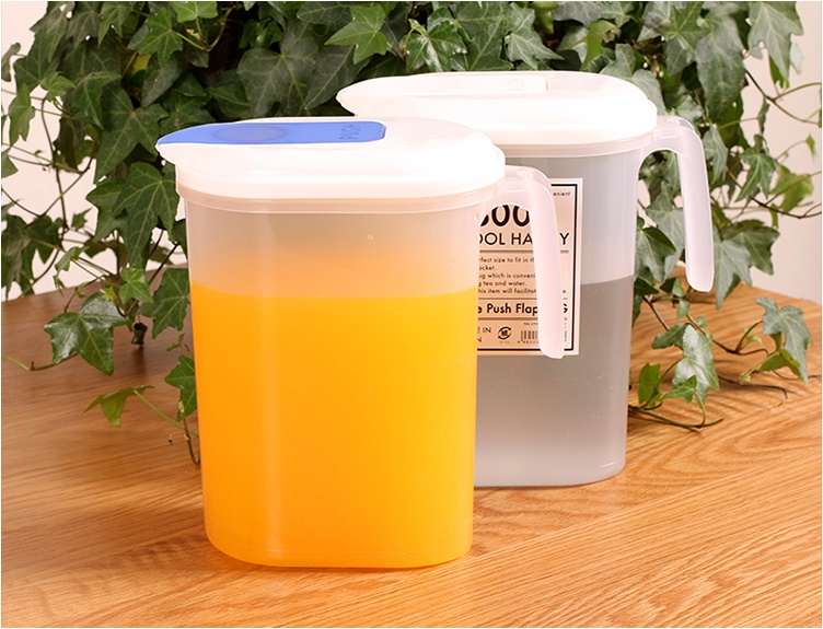 Bình nước nắp bật Yamada 1.8L, làm từ nhựa PP cao cấp, rất tiện lợi & hữu ích - nội địa Nhật Bản