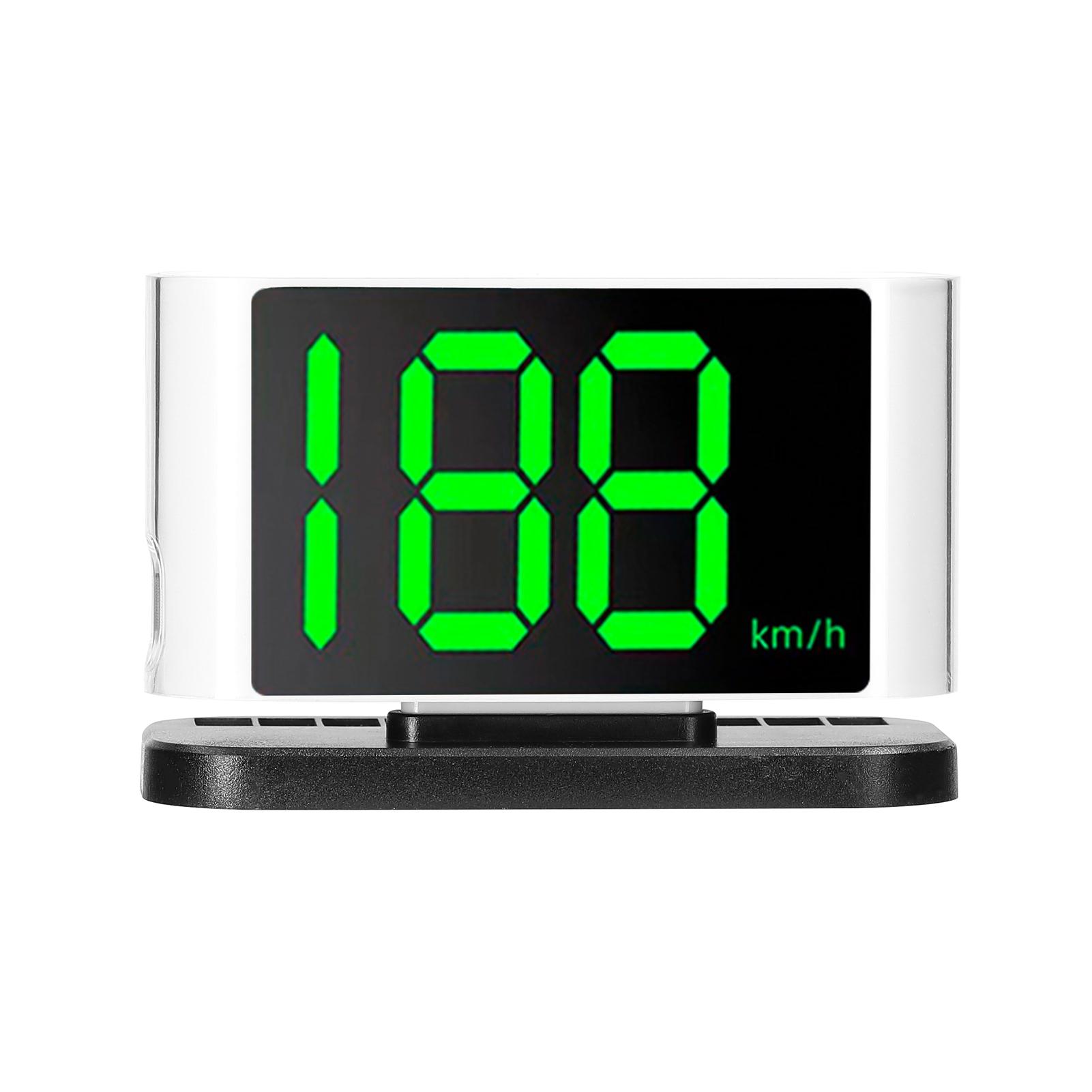 Car HUD Headup Display GPS Digital Speedometer with LED Large Font Display Phone Number Display Area for Car Truck SUV Motorcycle