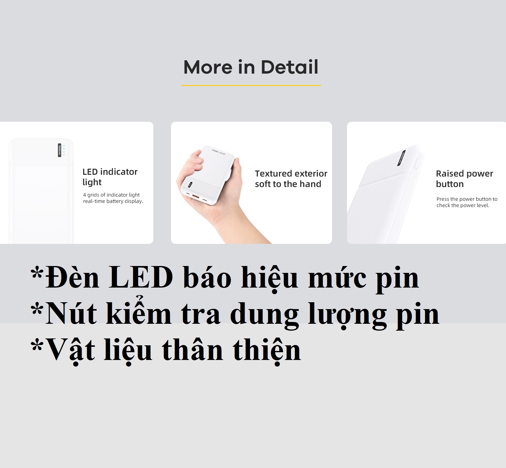 Pin dự phòng 20W dung lượng 10.000mAh Remax RPP 287 _ Hàng chính hãng