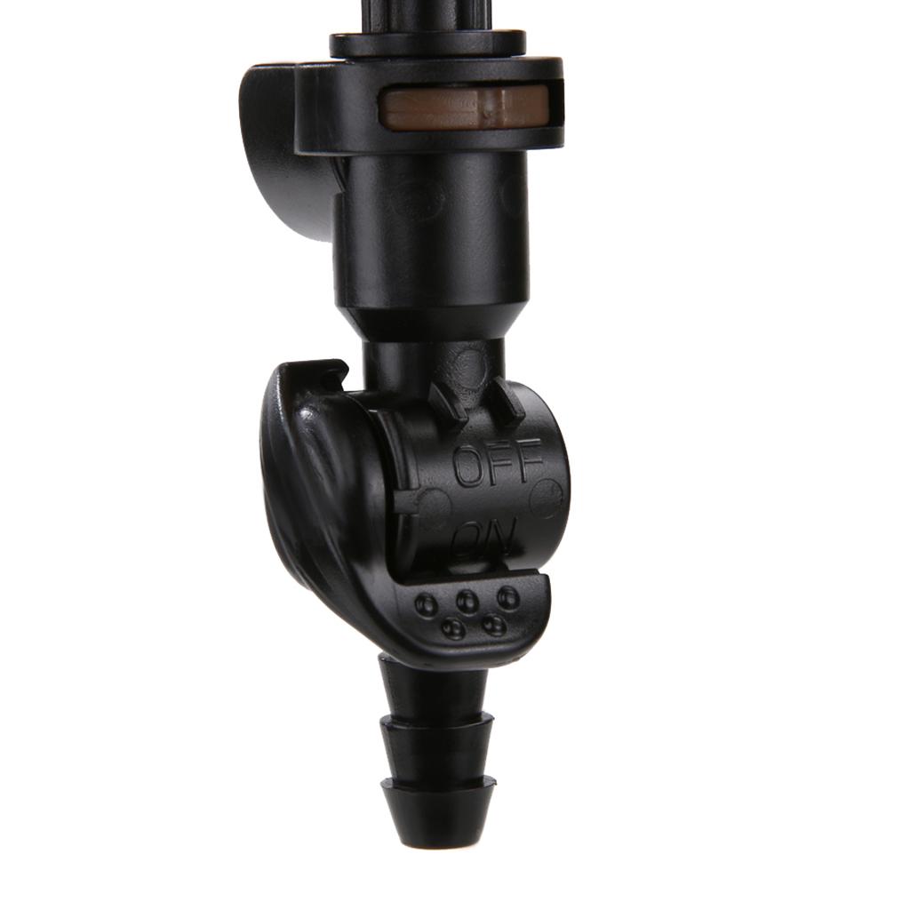 2xWater Bag Hydration Pack Bite Valve Nozzle Bladder Black 7.5x7cm 90 Degree