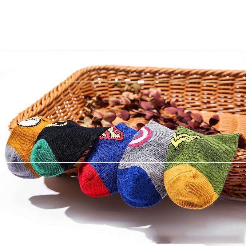 Set 10 Đôi Tất Siêu Nhân Cho Bé