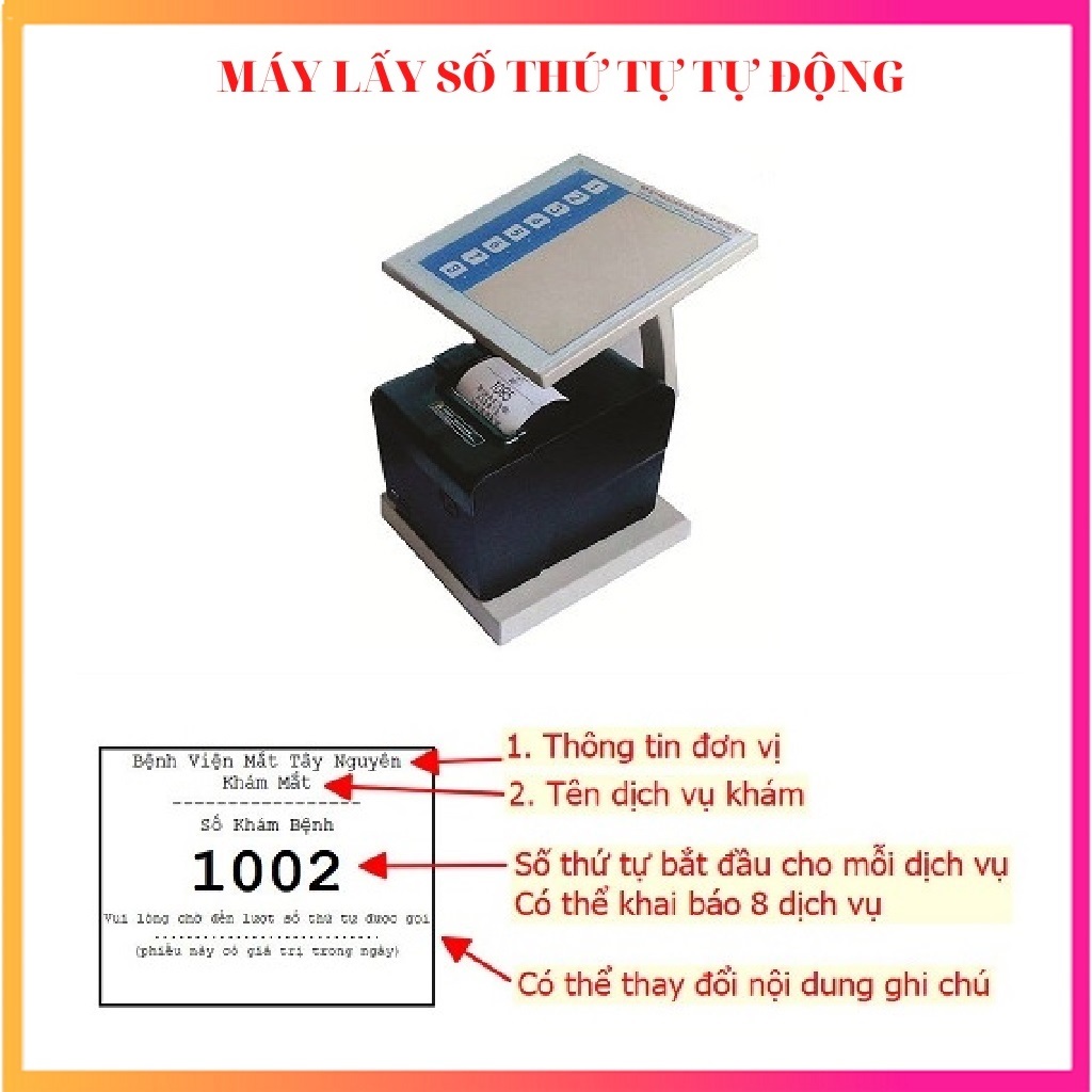 Máy lấy số thứ tự tự động độc lập PR-1801