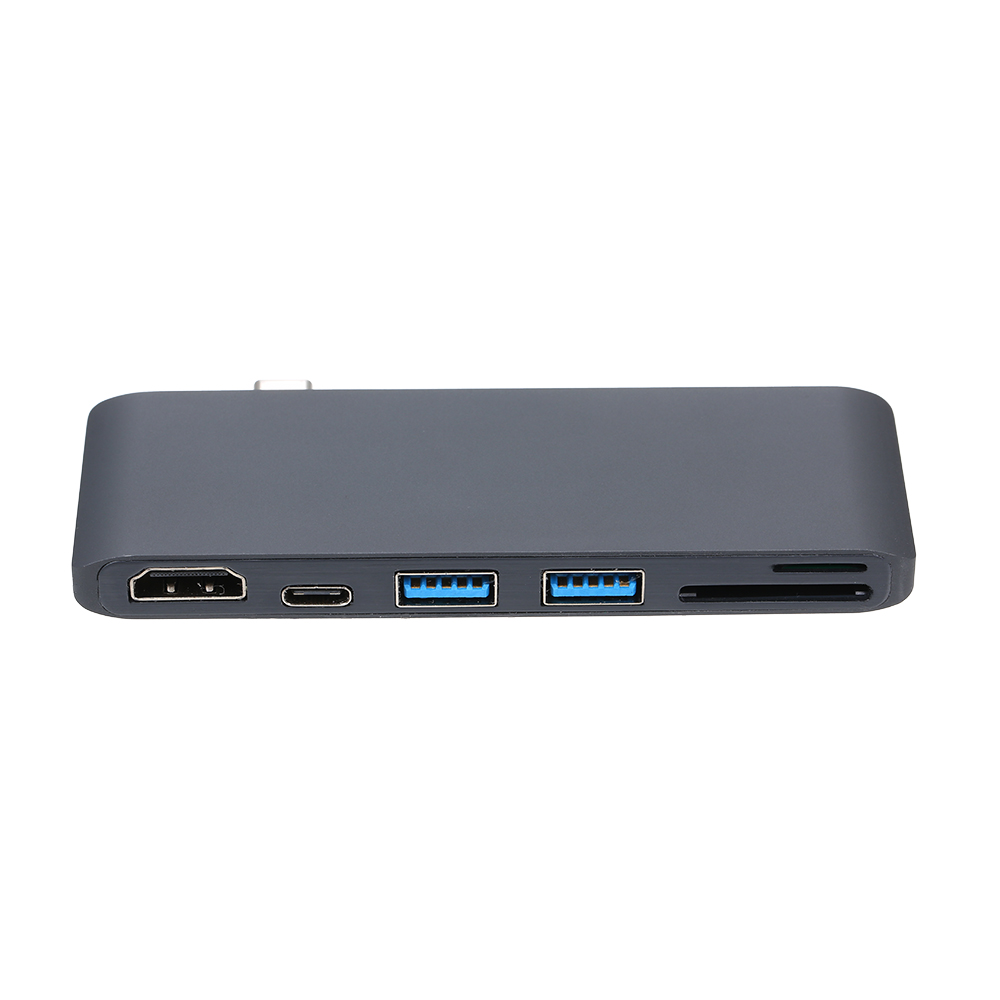 Bộ Chuyển Đổi Đầu Đọc Thẻ SD / TF Loại C USB 3.0 Hub Sang 4K * 2k 30Hz HD Cho Macbook Pro Nintendo