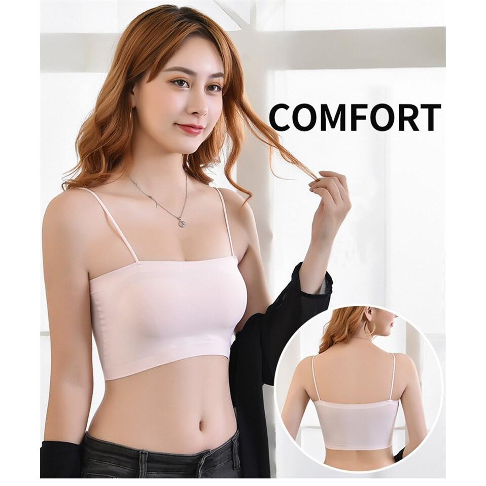 HÀNG MỚI VỀ- Áo Bra Đúc Su Quây 2 Dây 8881 siêu mịn free size