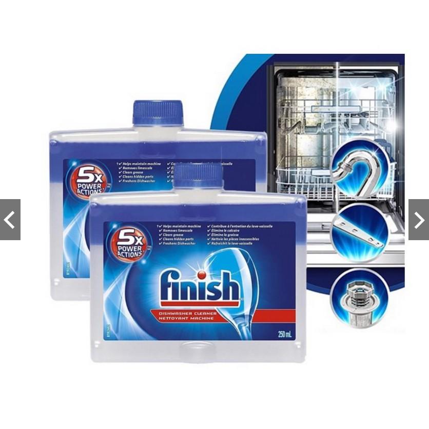 Dung dịch tẩy rửa máy rửa chén Finish Dishwasher Cleaner 250ml (hàng chính hãng)